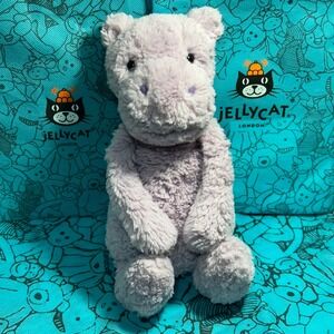Jellycat Bashful Hippo Lavender Lilac Purple Plush Stuffed Animal Toy 12 inch